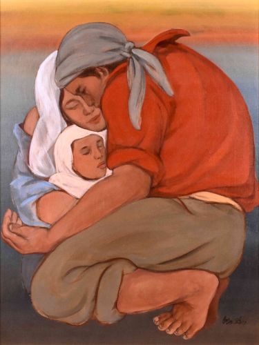 BENCAB, ‘La Familia’, 1997, Acrylic on canvas