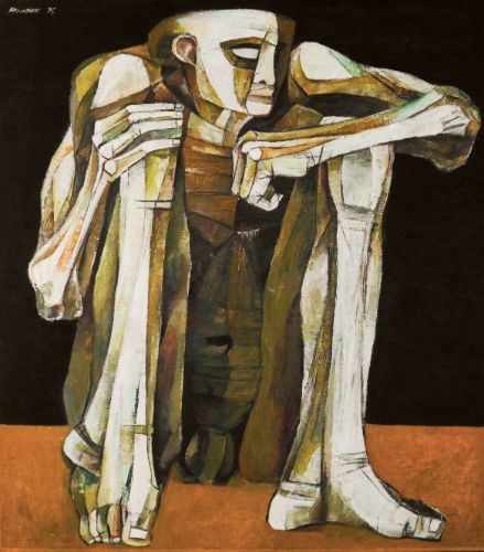 ANG KIUKOK, Man,1978, Oil on canvas